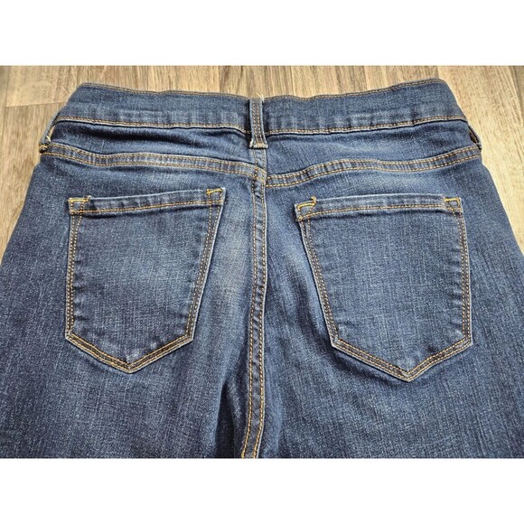 Old Navy Original Straight Mid Rise Jeans Women's Size 0 Reg/Standard - Picture 5 of 8